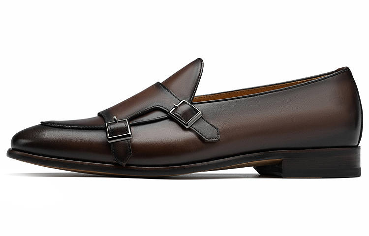 ROBERTA DI CAMERINO Casual Leather Shoes Men's Coffee