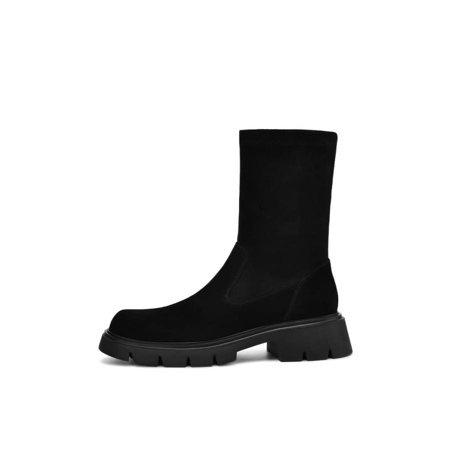BOERDIQI Ankle Boots 4cm Women's Black