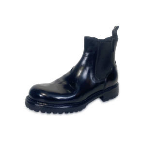 ANTONIO BAREZZI Horse Leather Chelsea Boots Men's Black