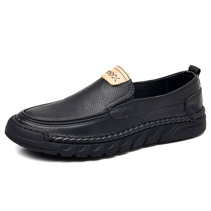 XIAOTOULANG Top Grain Cow Leather Casual Shoes Men's
