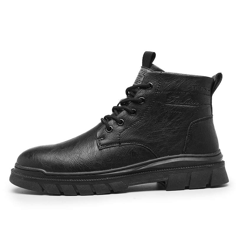 YIMINU Combat Boots Men's Black, Khaki