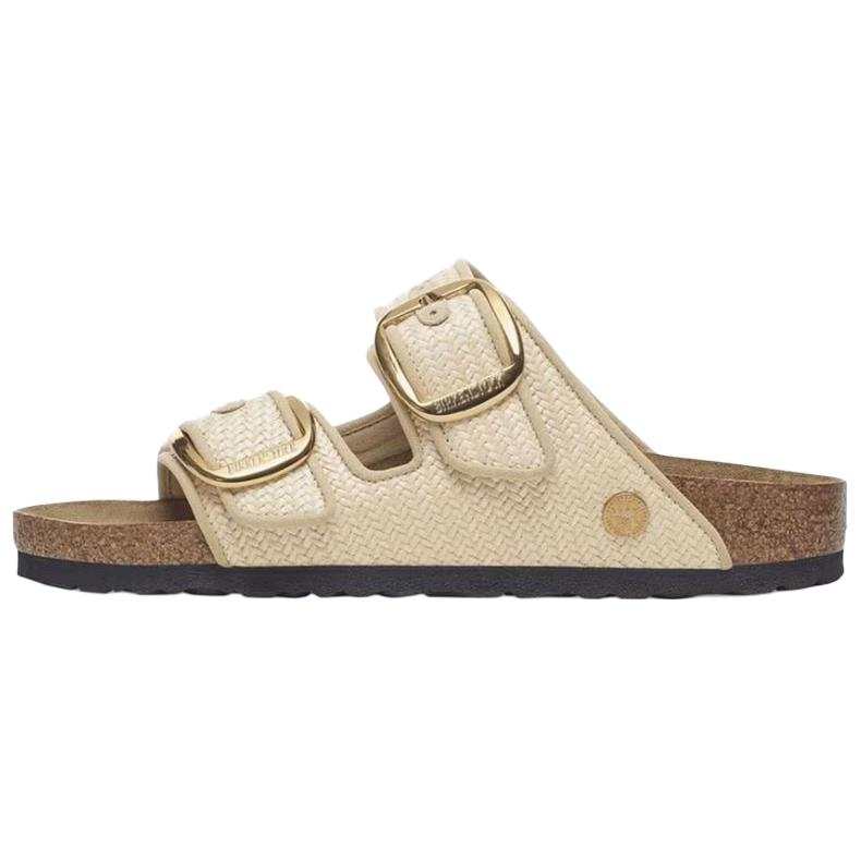 Birkenstock Arizona Big Buckle EVA Abrasion Resistant Slide Slippers Women's Beige Narrow