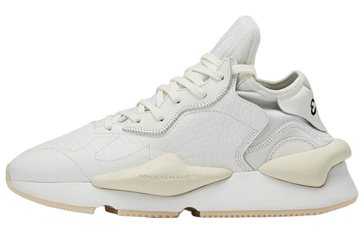 Y-3 Y 3 Leather Cushioning Low top Sports Casual Shoes Unisex White