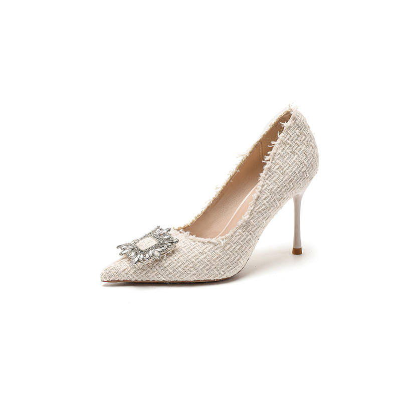 YAFEI XUANYU Slim Heel High Heels 9cm Women's
