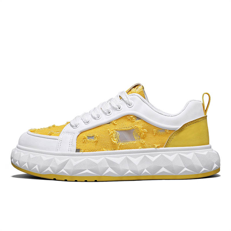 GONGNIULEITING Leather Low top Casual Shoes Men's