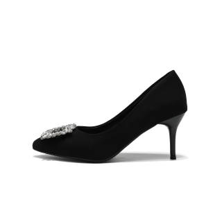 DANGLIANG Slim Heel High Heels Women's Black