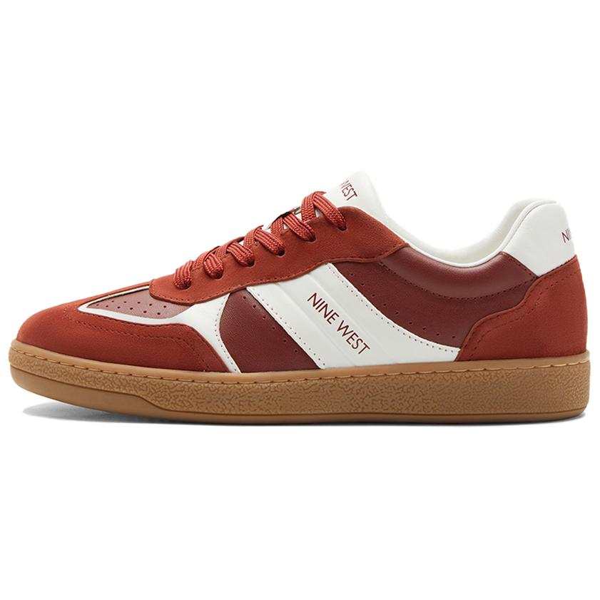 NINE WEST Cow Leather Lightweight Low top Skateboard Shoes Women's