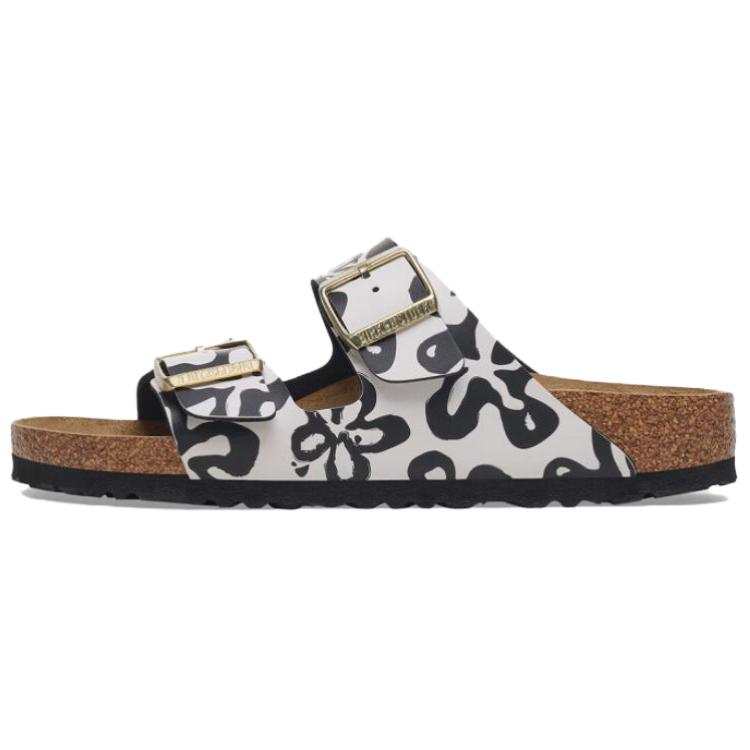 Birkenstock EVA Abrasion Resistant Slide Slippers Women's Black White Narrow