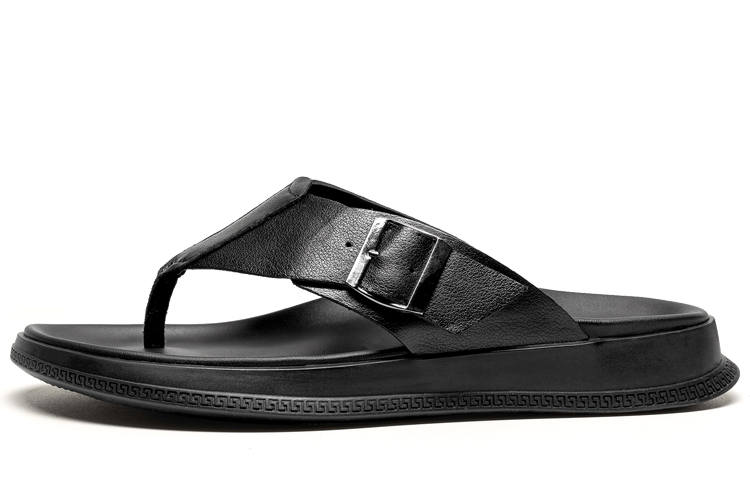 LEAVELAND LEAVELAND Flip Flops Men's Black