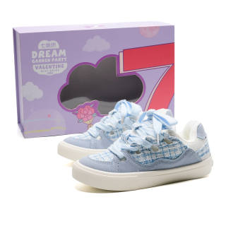7 SEVFUN Fabric Low top Skateboard Shoes Women's