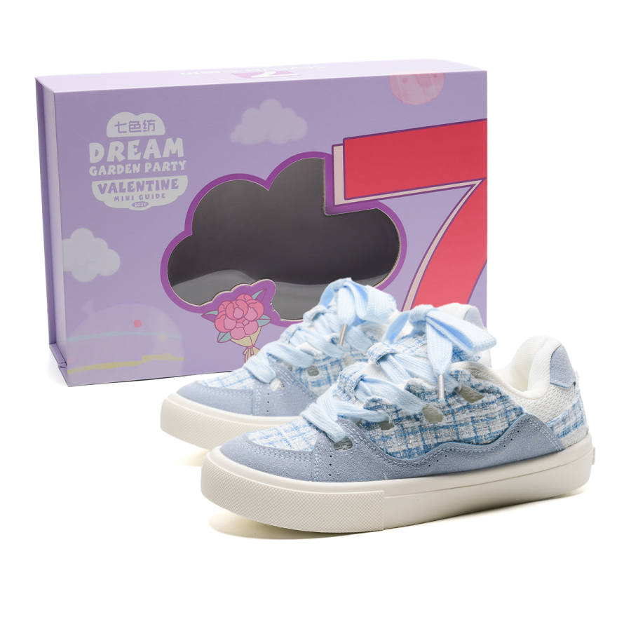 7 SEVFUN Fabric Low top Skateboard Shoes Women's