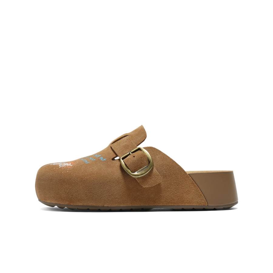 BELLE x SMILEY Rubber Sole Closed Toe Slippers Men's