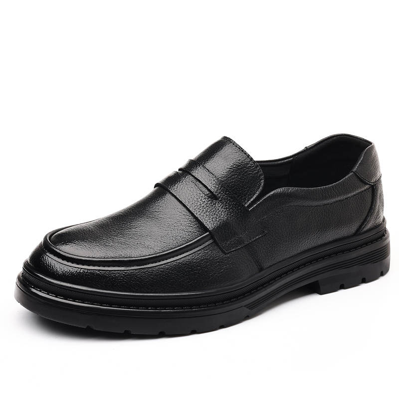 LUOMENG Men's Casual Shoes Men's Low Top Black