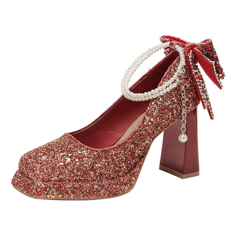Bamiti Chunky Heel High Heels Women's