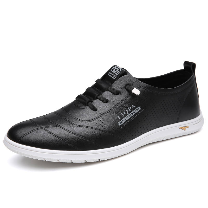 YIMINU Cow Leather Casual Shoes Men's
