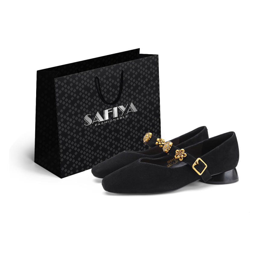 Safiya Block Heel Mary Jane Shoes Women's