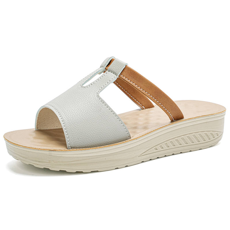 Reivantix Reivanti Slip Resistant Slide Slippers Women's Gray