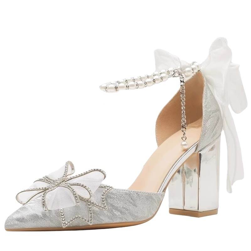 CPXO Pu Chunky Heel High Heels Women's