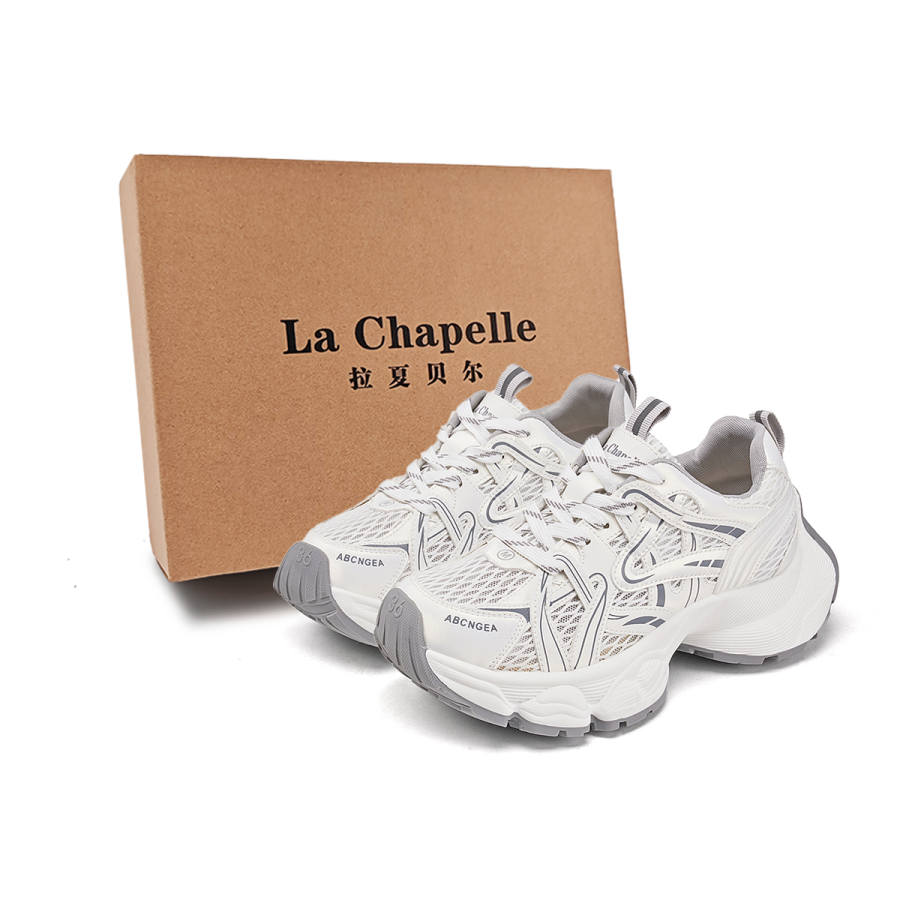 La Chapelle Low Top Chunky Sneakers Women's White