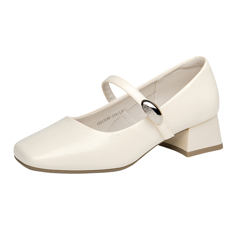 GEMEIQ Block Heel Mary Jane Shoes Women's