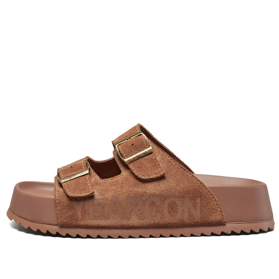YEARCON Rubber Sole Slip Resistant Slip Resistant Slide Slippers Women's