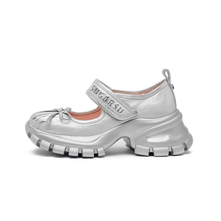 SugarSu Mary Jane Shoes Women's Silver