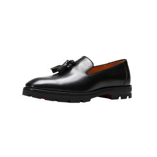 DANIEL HECHTER Cow Leather Casual Shoes Men's Black