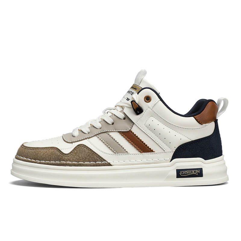 SENGUIBUCK SENGUIBUCK Microfiber Leather Height Increasing Height Increasing Low top Skateboard Shoes Men's