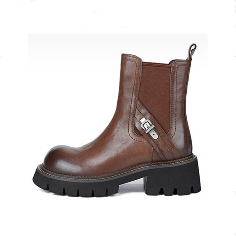 Millies MILLIE'S Cow Leather Short Chelsea Boots Women's