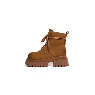 NUNZ Pu Short Combat Boots Women's