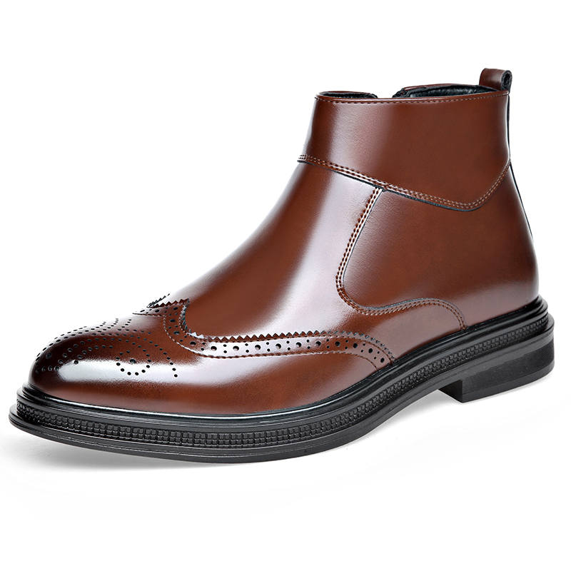 KAQIAODI Leather Dress Shoes Men's