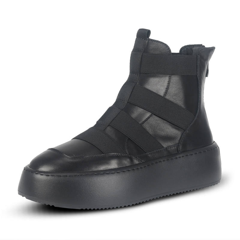 TAIDIAN Top Grain Cow Leather, Cow Leather Ankle Boots Men's