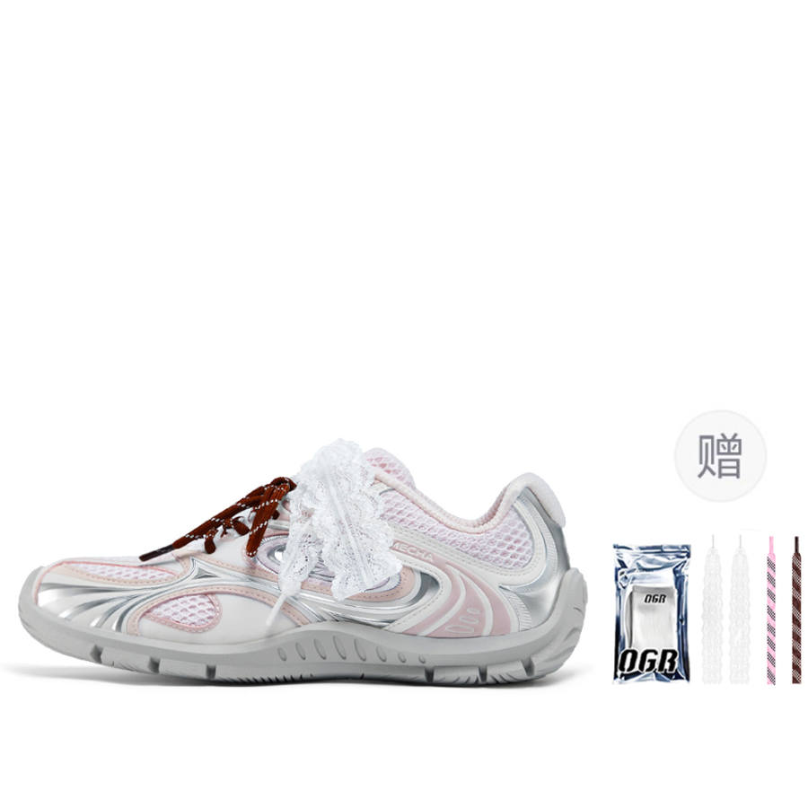 OGR Nautilus Og Pink Abrasion Resistant Breathable Abrasion Resistant Breathable Low top German Army Trainers