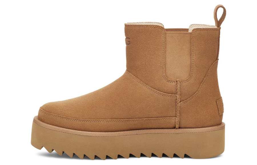 UGG UGG Classic Chelsea Platform Mini Boot Chestnut Women's