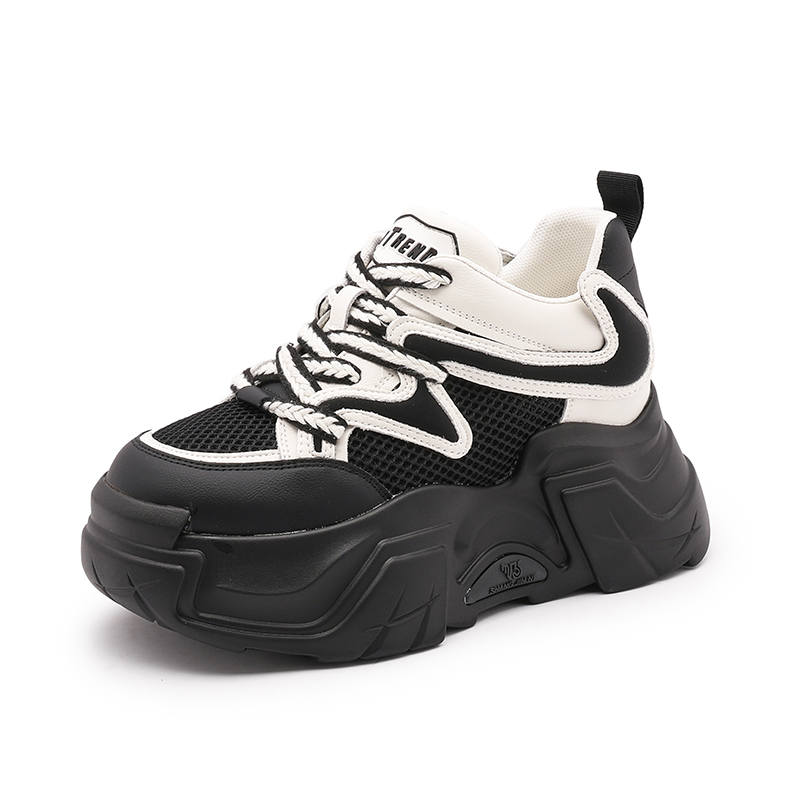MILANLIANGE Support Cushioning Low top Chunky Sneakers Women's