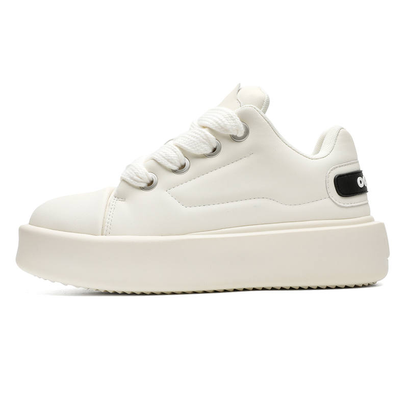 MPZY Abrasion Resistant Abrasion Resistant Low top Skateboard Shoes Unisex White