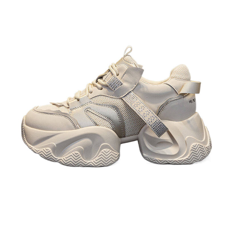 WEIMEIZHIMI Height Increasing Height Increasing Low top Chunky Sneakers Women's