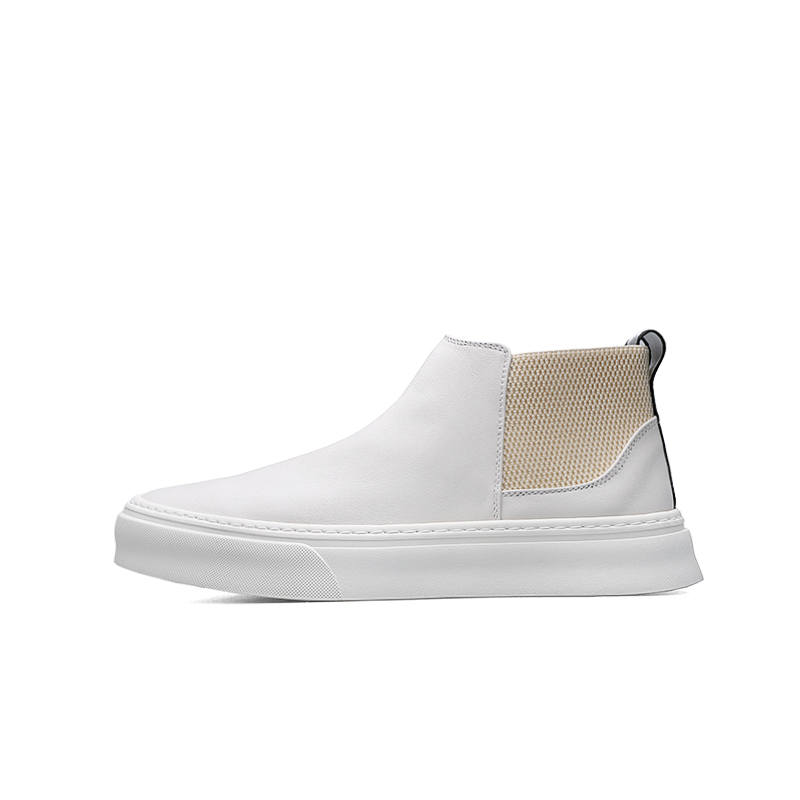 PARDASAUL Cow Leather High top Skateboard Shoes Men's
