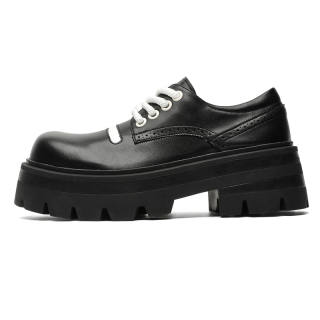 ZONEJOY Microfiber Leather Casual Shoes Men's Black