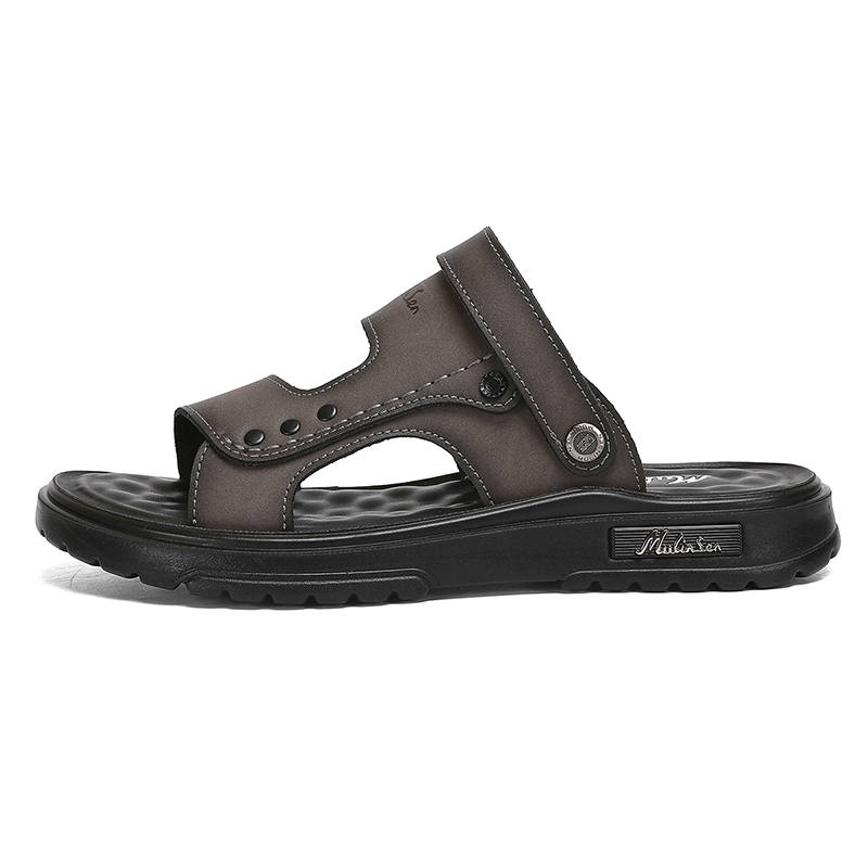 Mulinsen Beach Sandals Men's Gray/Black