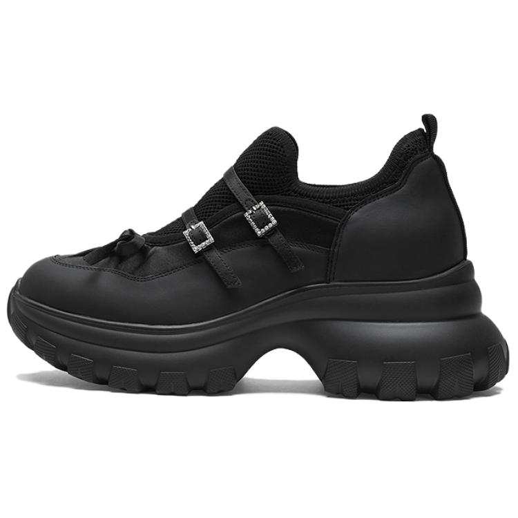 Le Saunda Cow Leather Low top Chunky Sneakers Women's