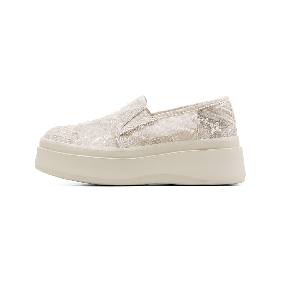 C°BANNER Fabric Breathable Height Increasing Breathable Height Increasing Low top Casual Shoes Women's