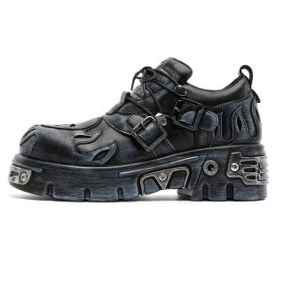 KUNGFUDEER Microfiber Leather Slip Resistant Abrasion Resistant Slip Resistant Abrasion Resistant Low top Casual Shoes