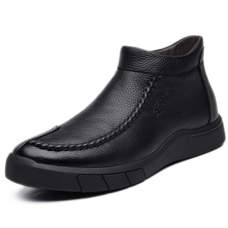 FANKE8°DU Thermal Slip Resistant Short Snow Boots Men's Black