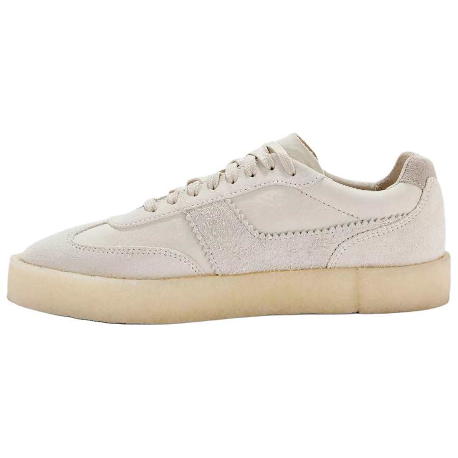 Clarks Tor 80 Suede Low top Skateboard Shoes Women's White