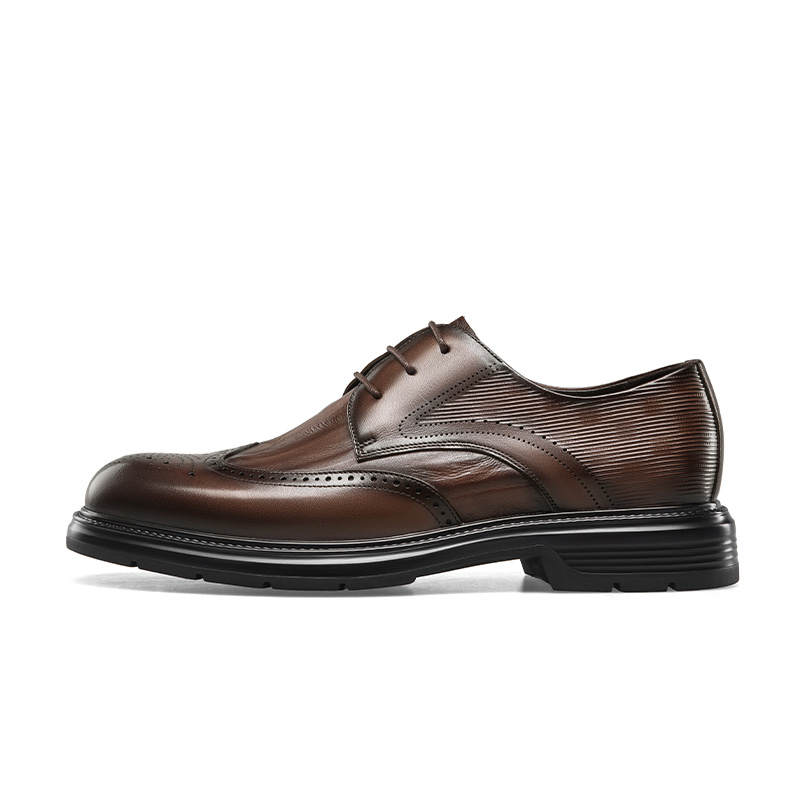 KANGNAI Dress Shoes Men's Black/Brown