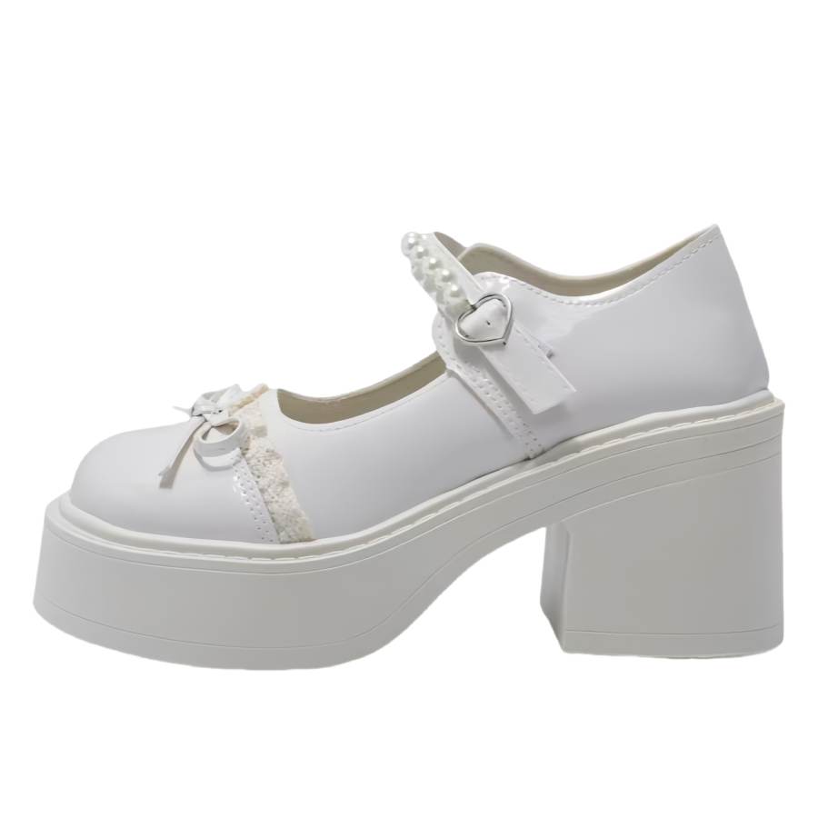 CPXO Synthetic Leather Mary Jane Shoes Women's Box
