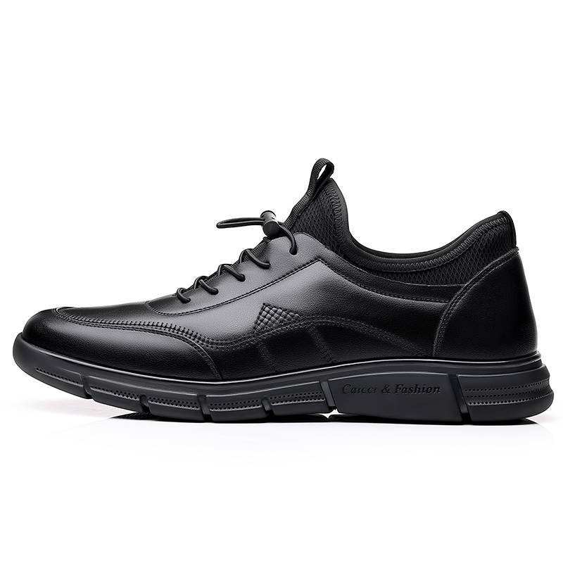 YILICHUANZHANG Cow Split Leather Casual Shoes Men's