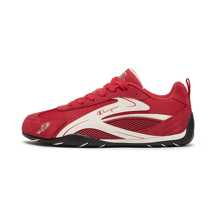 Champion Textile, Synthetic Leather Balance Low top Casual Shoes Women's Aurora Red/Milk White