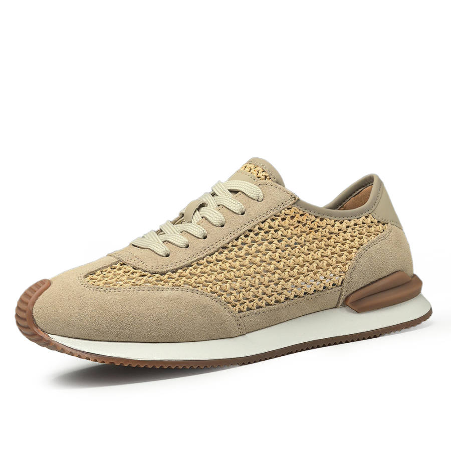 Devanro Abrasion Resistant Breathable Abrasion Resistant Breathable Low top Casual Shoes Men's Apricot
